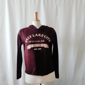 Bordeaux Hoody Blouse